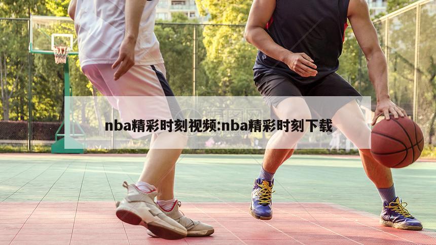 nba精彩时刻视频:nba精彩时刻下载